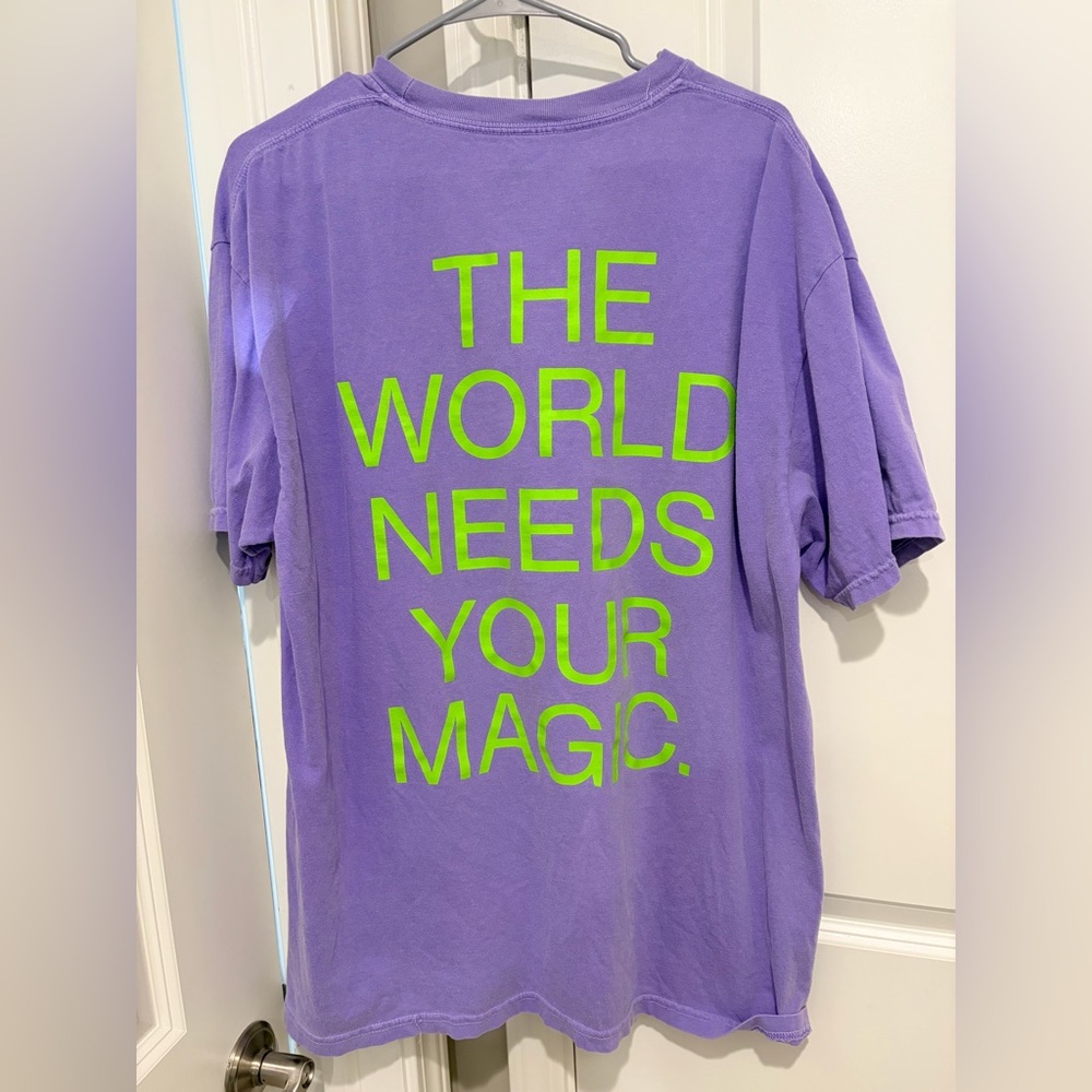 Dressed in LALA The World Needs Your Magic Oversized Tee - Picture 2 of 3